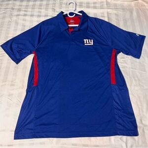 Majestic Blue Polo with Red Highlights